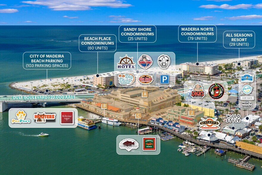 More Photos Of 111-179 Boardwalk Place w, Madeira Beach General Retail For Sale