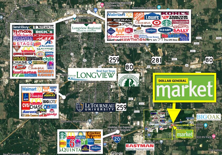 More Photos Of 3016 Estesville rd, Longview General Retail For Sale