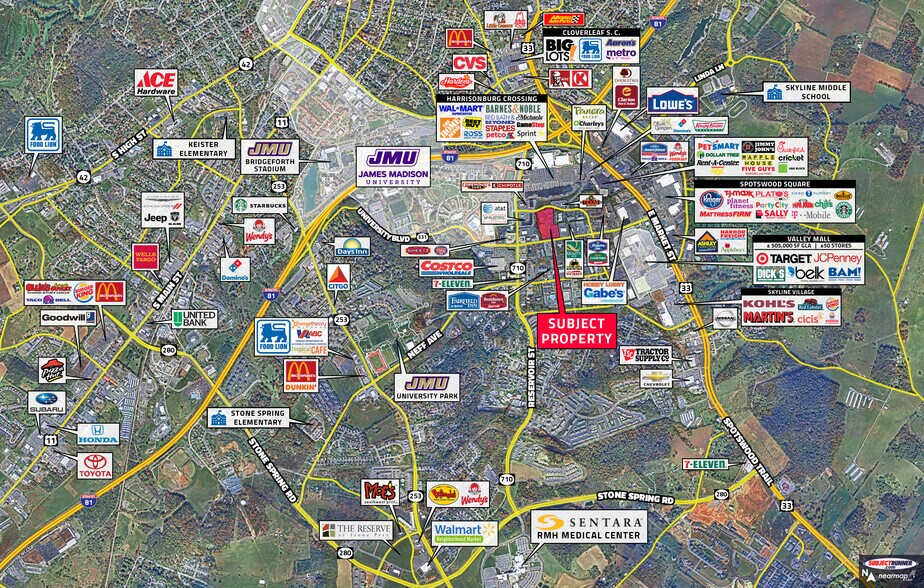 More Photos Of 381 University Blvd, Harrisonburg Land For Lease