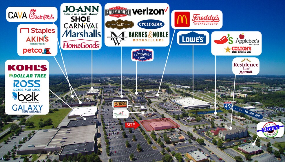 More Photos Of 529 46th St, Rogers Freestanding For Lease