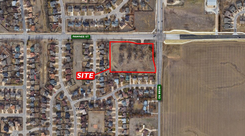 Primary Photo Of SW/C Webb & Pawnee, Wichita Land For Sale