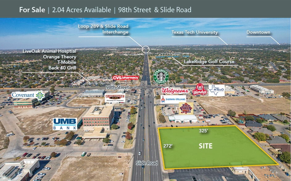 Primary Photo Of 9813-9815 Slide rd, Lubbock Land For Sale