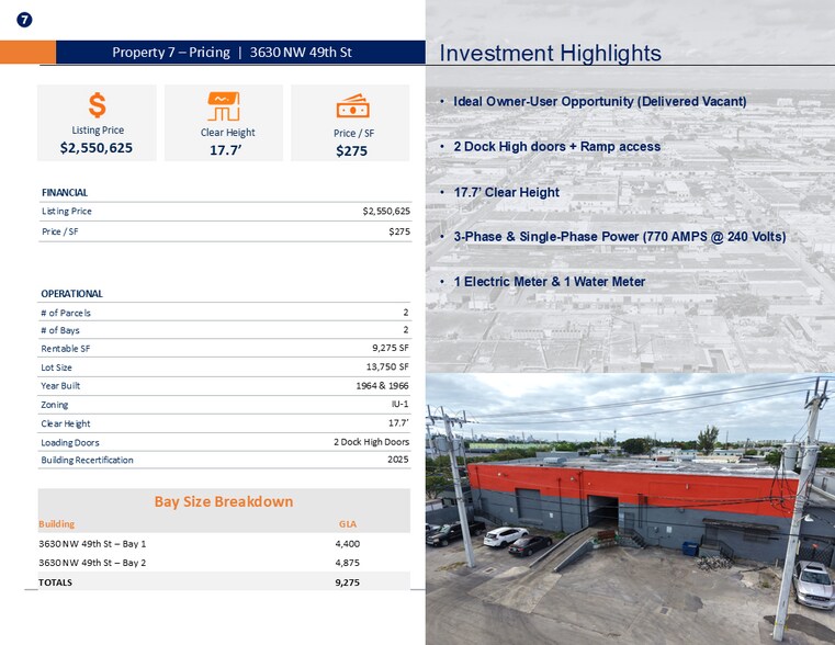 More Photos Of 3630 NW 49th St, Miami Warehouse For Sale