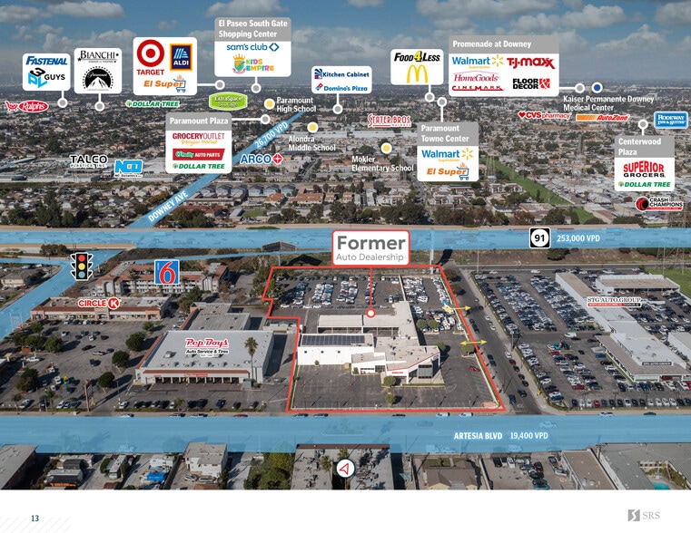 More Photos Of 8559 Artesia Blvd, Bellflower Auto Dealership For Lease