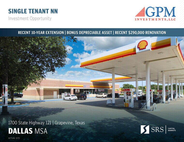 Primary Photo Of 1700 N Highway 121, Grapevine Service Station For Sale