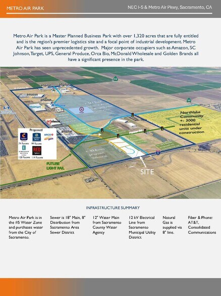 Primary Photo Of Metro Air Parkway at I-5 Pky @ Meister, Sacramento Land For Lease