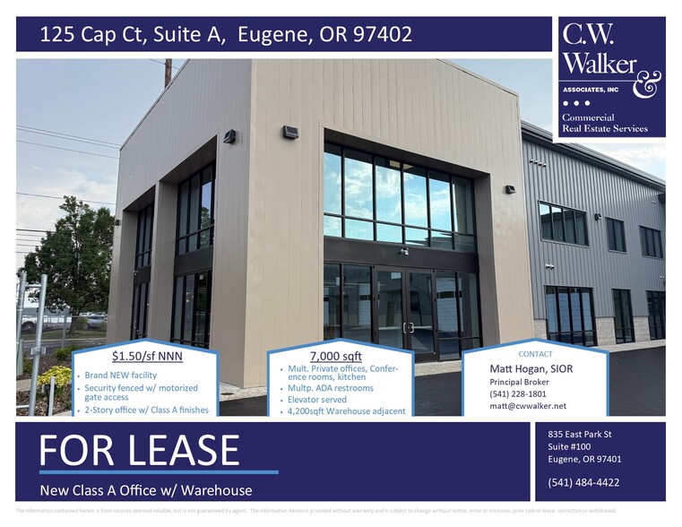 Primary Photo Of 125 Cap Ct, Eugene Light Distribution For Lease