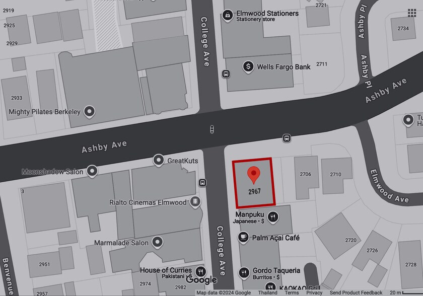 More Photos Of 2967 College Ave, Berkeley Restaurant For Lease