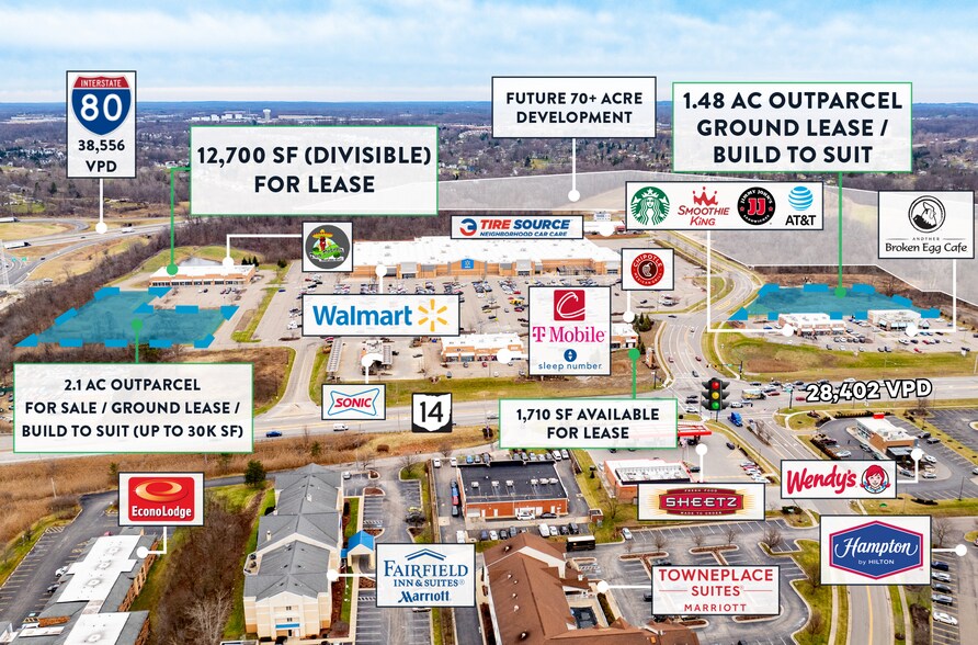 More Photos Of 9706 State Route 14, Streetsboro Land For Lease