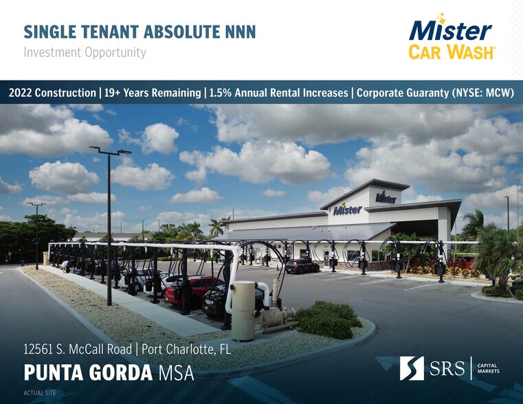 Primary Photo Of 12561 S McCall Rd, Port Charlotte Carwash For Sale