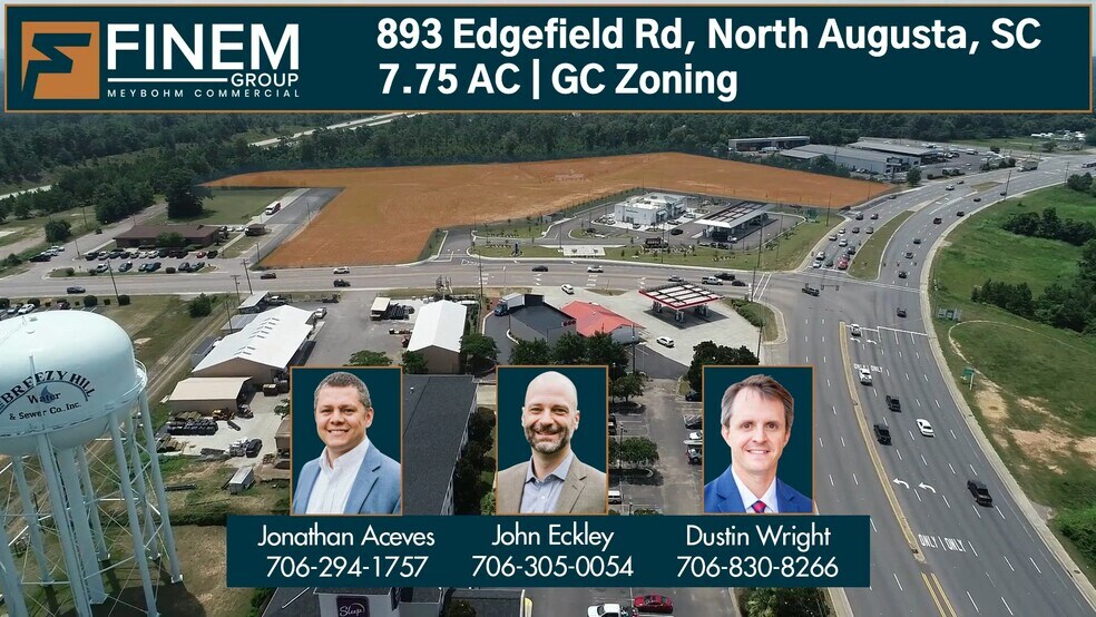 Primary Photo Of 893 Edgefield Rd, North Augusta Land For Lease