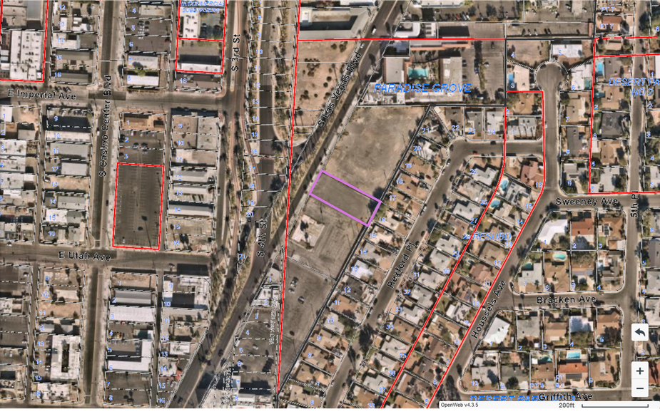 Primary Photo Of 1421 Las Vegas Blvd, Las Vegas Land For Sale