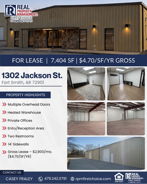 More Photos Of 1302 Jackson St, Fort Smith Industrial For Lease