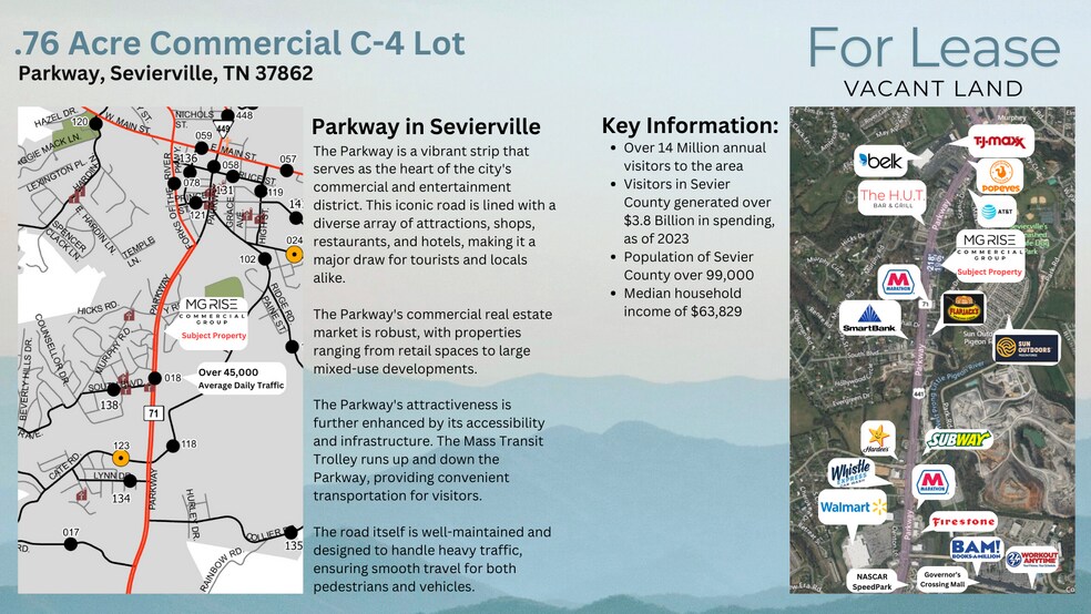 More Photos Of Parkway, Sevierville Land For Lease