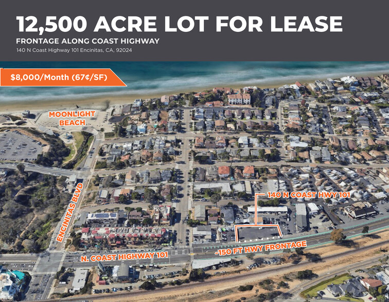 Primary Photo Of 140 N Coast Highway 101, Encinitas Land For Lease