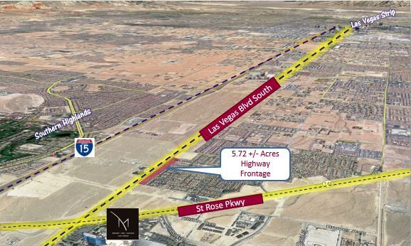 Primary Photo Of S Las Vegas Boulevard & Barbara Ln, Las Vegas Land For Sale