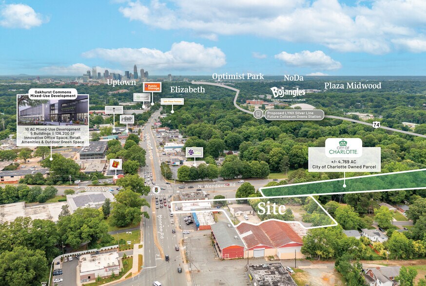 Primary Photo Of 4111 Monroe Rd, Charlotte Land For Sale