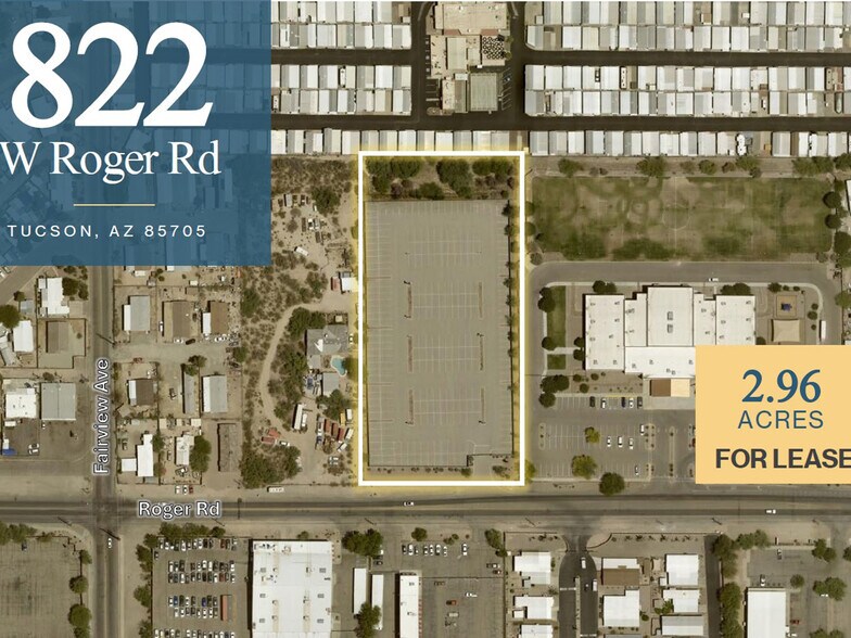Primary Photo Of 822 W Roger Rd, Tucson Land For Lease