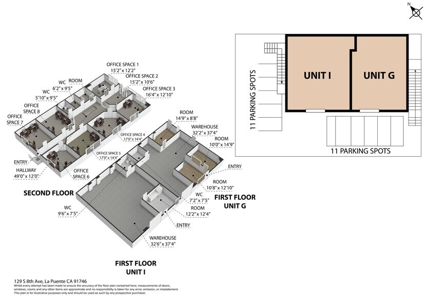 More Photos Of 127-129 S 8th Ave, La Puente Warehouse For Sale