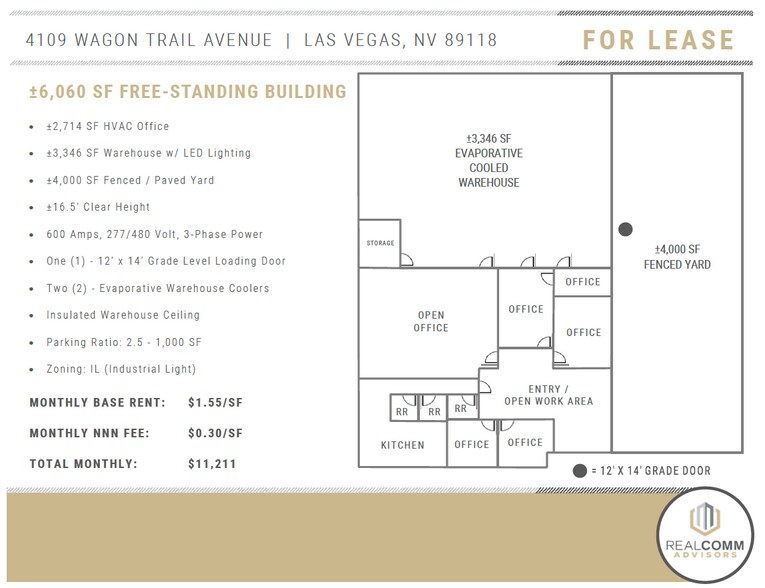 More Photos Of 4109 Wagon Trail Ave, Las Vegas Warehouse For Lease