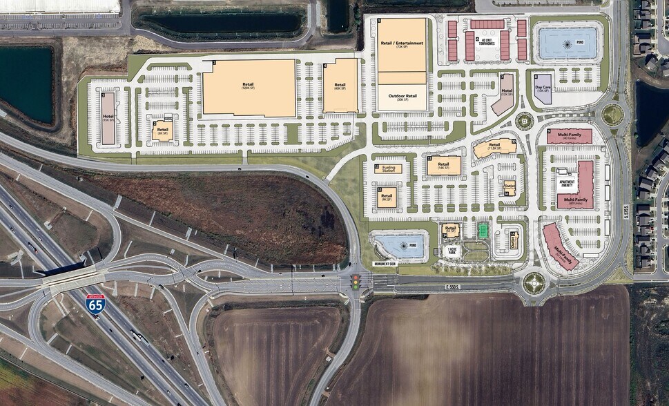 More Photos Of E 550 S and Perry Worth Road, Whitestown Land For Lease