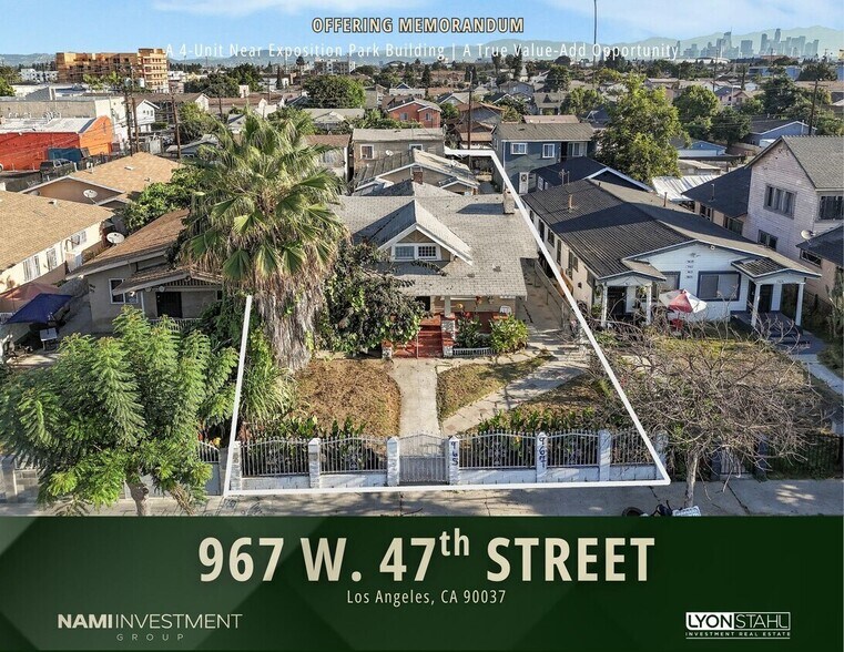 Primary Photo Of 967 W 47th St, Los Angeles Apartments For Sale