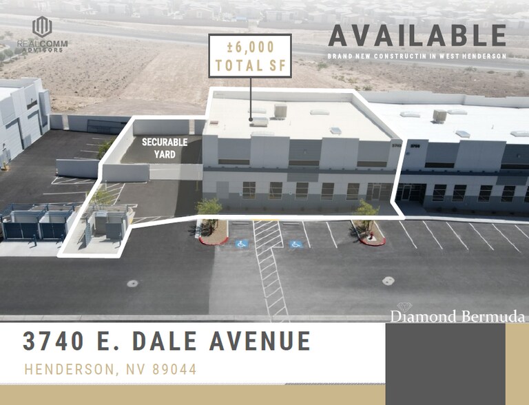 Primary Photo Of 3740 E Dale Ave, Henderson Warehouse For Lease