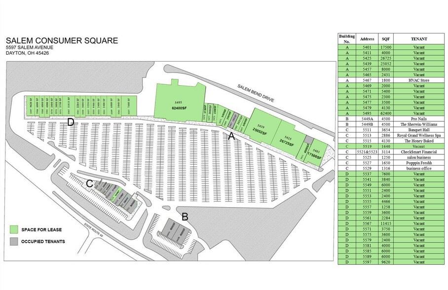 More Photos Of 5537-5597 Salem Ave, Dayton Unknown For Lease