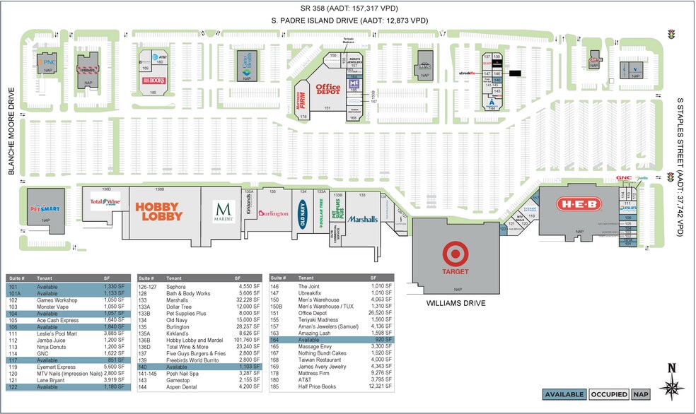 More Photos Of 5317-5425 S Padre Island Dr, Corpus Christi Unknown For Lease