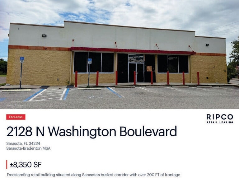 Primary Photo Of 2128 N Washington Blvd, Sarasota Freestanding For Lease