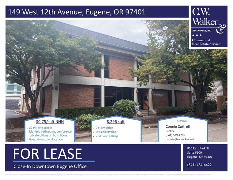 More Photos Of 149 W 12th Ave, Eugene Office For Sale