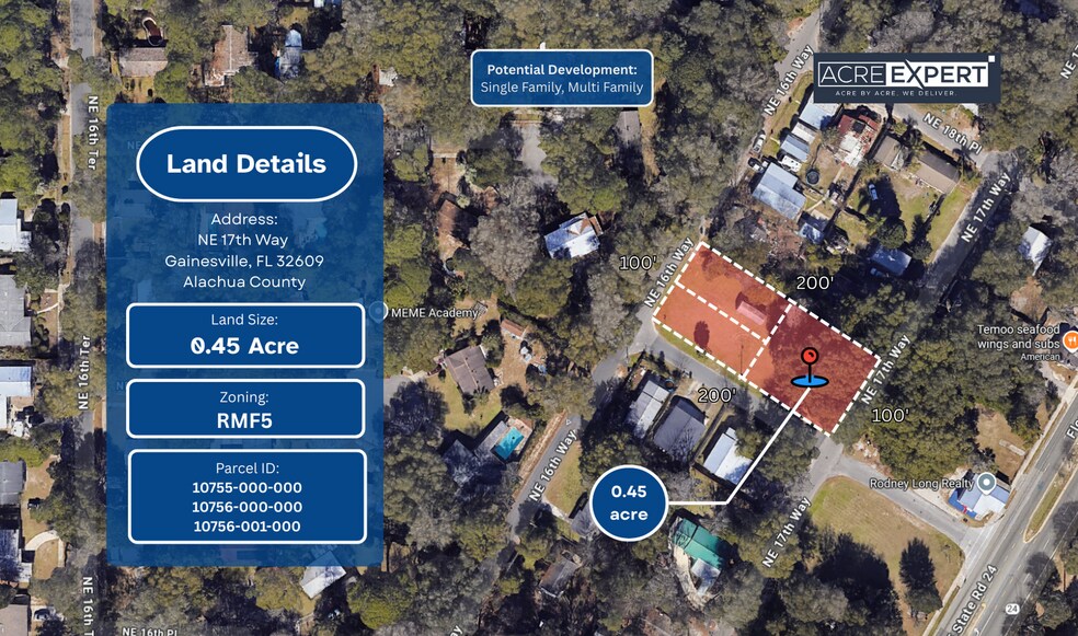 Primary Photo Of NE 17th Way, Gainesville Land For Sale