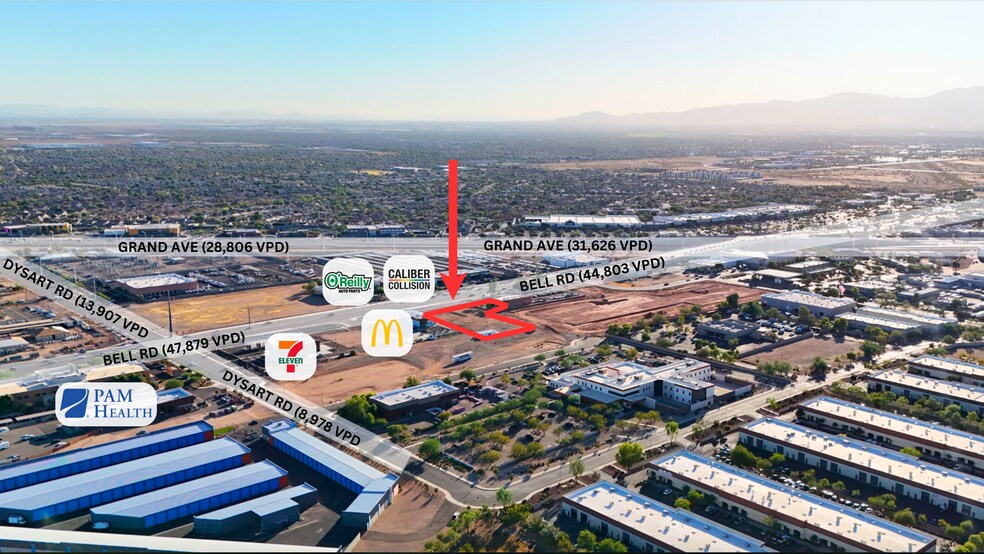 Primary Photo Of 13182 Bell Rd, Surprise Land For Lease