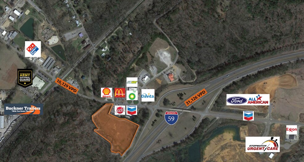 Primary Photo Of I-59 and Hwy 174, Springville Land For Sale