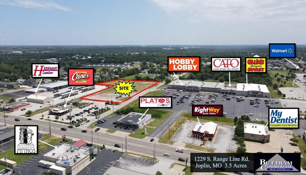 Primary Photo Of 1229 S Range Line Rd, Joplin Land For Sale