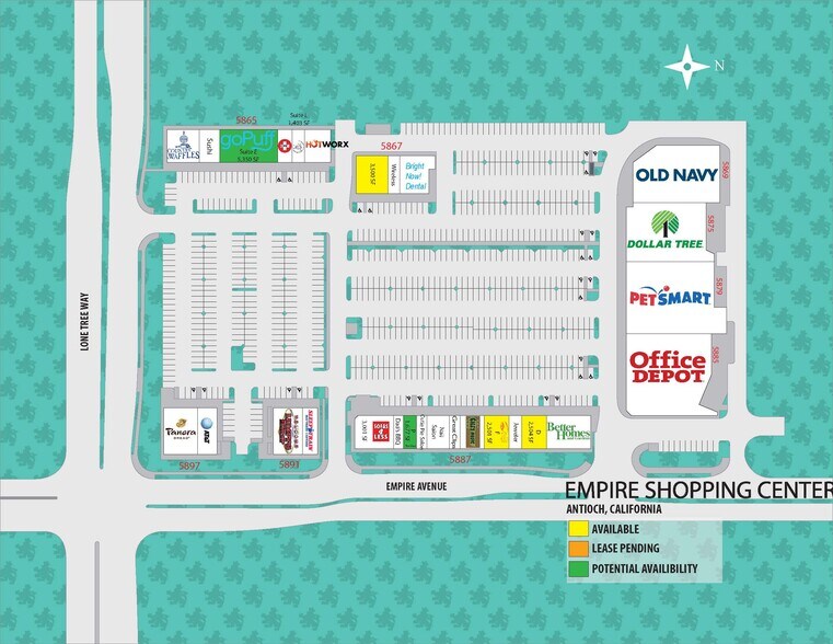 More Photos Of 5965-5897 Lone Tree Way, Antioch Unknown For Lease