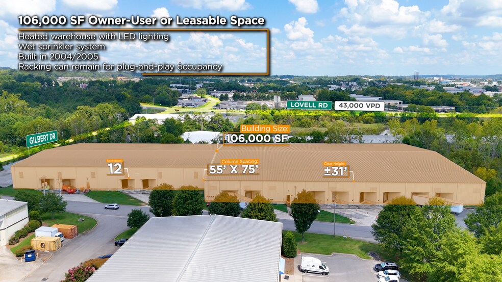 More Photos Of 11110 Gilbert Dr, Knoxville Distribution For Sale