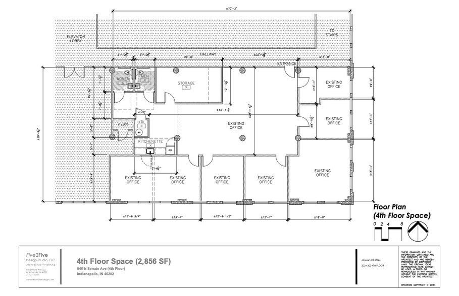 More Photos Of 846 N Senate Ave, Indianapolis Office For Lease