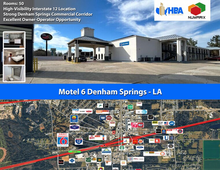 Primary Photo Of 125 Rushing Rd W, Denham Springs Hotel For Sale