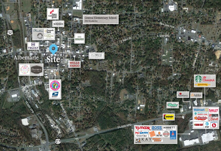 More Photos Of 135 W Main St, Albemarle Restaurant For Lease