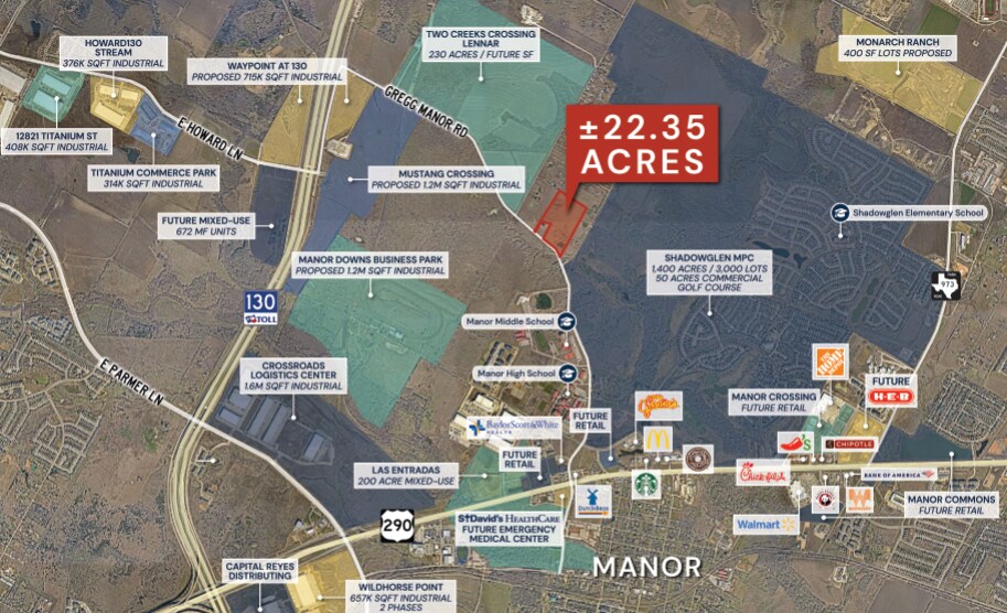 Primary Photo Of 13245 Gregg Manor Rd, Manor Land For Sale