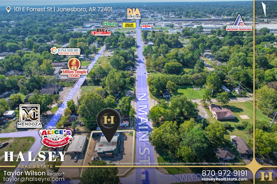 More Photos Of 101 E Forrest St, Jonesboro Freestanding For Lease