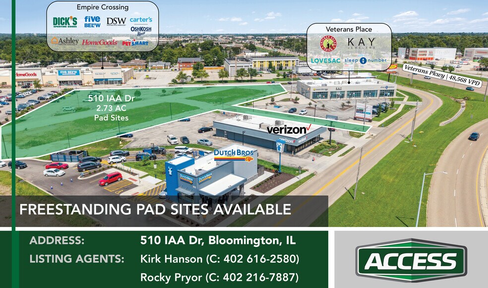 Primary Photo Of 510 Iaa Dr, Bloomington Land For Lease