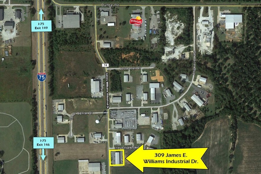 More Photos Of 309 James E Williams Industri Dr, Byron Warehouse For Lease