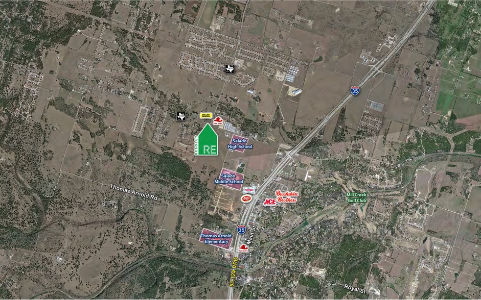 More Photos Of FM-2484 Salado TX 76571 Hwy @ FM-1670, Salado Service Station For Lease