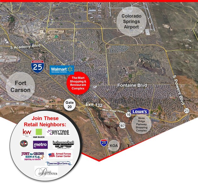 More Photos Of 6436 S Hwy 85-87, Colorado Springs General Retail For Sale