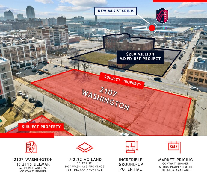 More Photos Of 2107 Washington Ave, Saint Louis Land For Sale