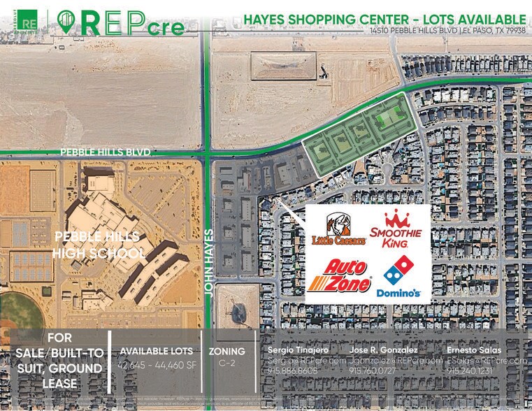 Primary Photo Of Pebble Hills Blvd @ John Hayes St, El Paso Land For Lease