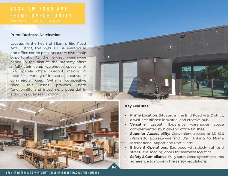 More Photos Of 4305-4440 SW 73rd Ave, Miami Warehouse For Sale