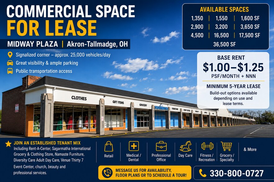 More Photos Of 18-87 Midway Plz, Tallmadge Unknown For Lease
